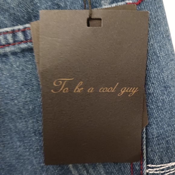 Ween Charm Slim Fit Jeans NWT Men's Distressed Size 28 - Picture 8 of 9